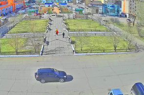 キーロフ広場。ウスチクット島のウェブカメラ