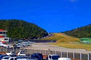 サンジャン空港の眺め。 グスタビアのウェブカメラ