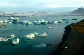 ヨクルサーロン氷河ラグーン。 Webcams Hefn