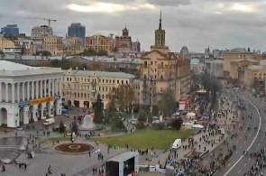 MaidanNezalezhnosti-キエフのウェブカメラオンラインの中央広場