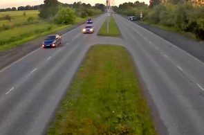 イリンスコエ高速道路（中心部へ）。 ノヴォクズネツクのウェブカメラ