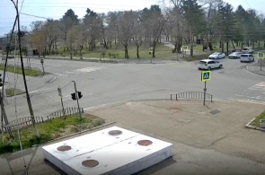 レニンスカヤとジュコフスキーの交差点。 ウェブカメラ Arseniev