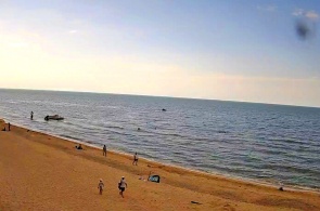 ゴルビツカヤ村のビーチ。 Webcams Anapa