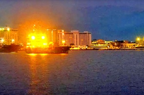 キングストン港の眺め。 ウェブカメラ キングストン