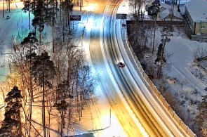 北高速道路とレヴァショフの交差点。 ラーメンスキーのウェブカメラ