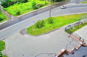 Prospekt Pobedy - Belozerskoe 高速道路の交差点。 ウェブカメラ ヴォログダ