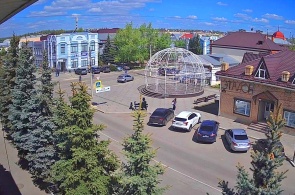ソビエツカヤとクリモフの交差点。トロイツクのウェブカメラ