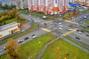 セヴァストポリと10月の70年の交差点。 サランスクウェブカム
