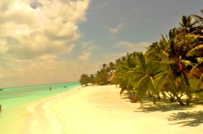 メエル島のビーチ。 Webcams Meeru