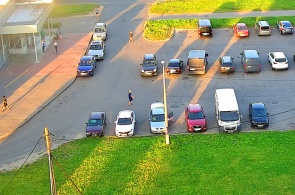 Strelnitskoye 高速道路近くの駐車場、4. Krasnoye Selo のウェブカメラ