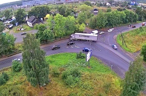 通りの交差点 Gvardeiskaya - キー。 ウェブカメラ ペトロザボーツク