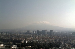 ナポリ、ヴェスヴィオ火山のオンライン ウェブカメラ