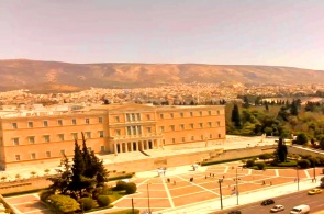ギリシャ議会議事堂（王宮）。 ウェブカメラアテネ