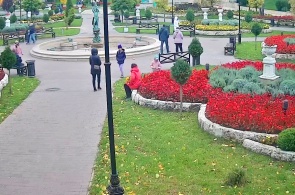 花の庭公園。 花壇。 Pyatigorskウェブカメラ