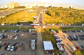ツェントラルナヤ通りとクドロフスキー・プロエズドの交差点。 ウェブカメラ クドロヴォ