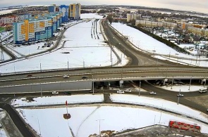 クラスナヤとセバストポルスカヤの交差点。 ウェブカメラ サランスク