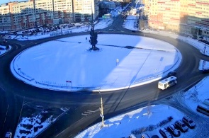 パシャエフ広場。 ウェブカメラ セヴェロドヴィンスク