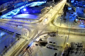 Primorsky Boulevard と Revolutionary Street の交差点。 ウェブカメラ トリアッティ