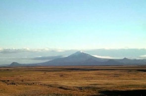 リアルタイムのヘクラ火山