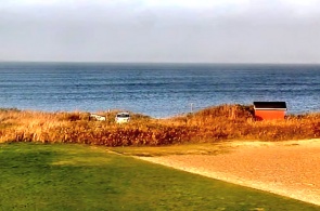Hvide Sandeビーチの眺め。 コペンハーゲンのウェブカム