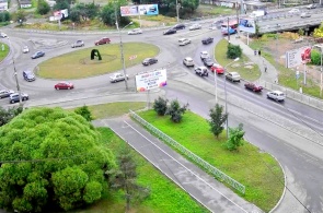 Konev - Mozhaisky の通りの交差点。 ウェブカメラ ヴォログダ