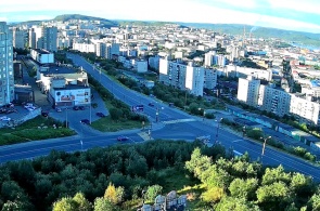 スタロスティンとミールの交差点。 ムルマンスクのウェブカメラ