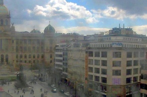 ヴァーツラフ広場。 プラハのウェブカメラ