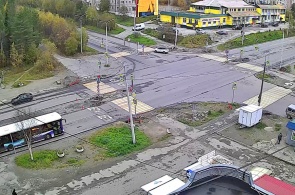 Warriors Internationalists と Sidorenko 通りの交差点。 街のウェブカメラ